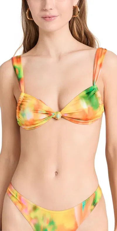 Bananhot Shell Bikini Top In Sunrise