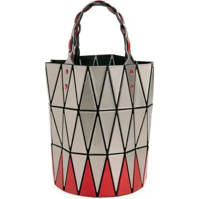 Bao Bao Issey Miyake Basket Handbag In Grey