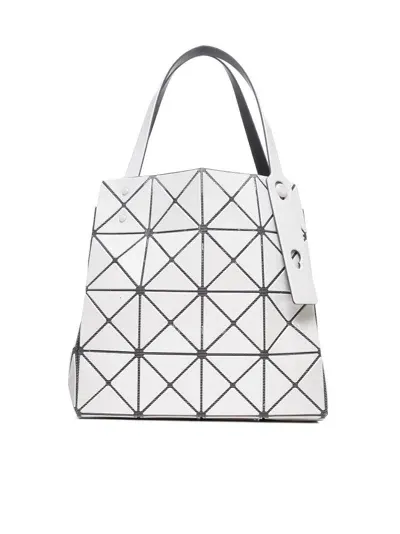 Bao Bao Issey Miyake Carat Open Top Shoulder Bag In White