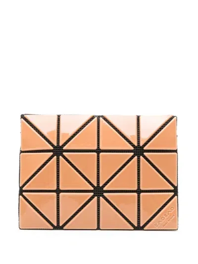 Bao Bao Issey Miyake Geometric-panelled Card Holder In Orange