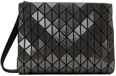 Bao Bao Issey Miyake Gunmetal Row Metallic Bag In Black