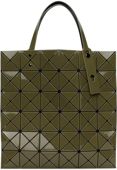 Bao Bao Issey Miyake Khaki Lucent W Color Tote In 67 Khaki X Lt.khaki