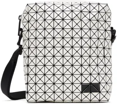 Bao Bao Issey Miyake White Voyager Metallic Bag In 91 Silver