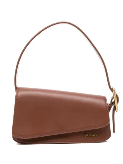 Bapy By *a Bathing Ape® Leather Shoulder Bag In Brown