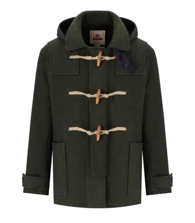 Baracuta Double Wool Short Duffle Green Montgomery Jacket