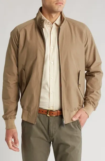 Baracuta G9 Water Repellent Jacket In Tan