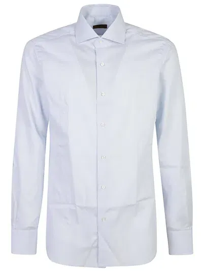 Barba Men's Shirt With Classic Fit And Premium Fabric In Blue