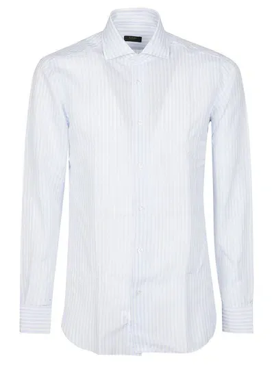 Barba Napoli Neck Shirt In White