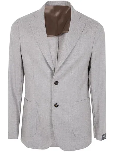 Barba Napoli Easy Jacket In Nude & Neutrals