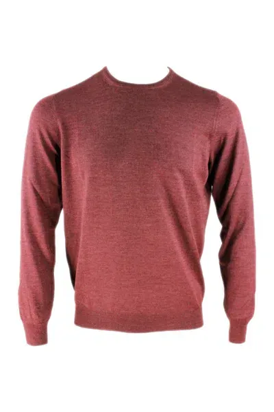 Barba Napoli Sweaters In Burgundy