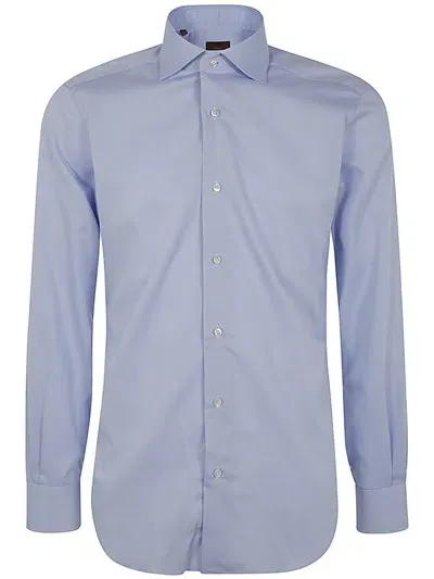 Barba Neck Shirt Clothing In Azul