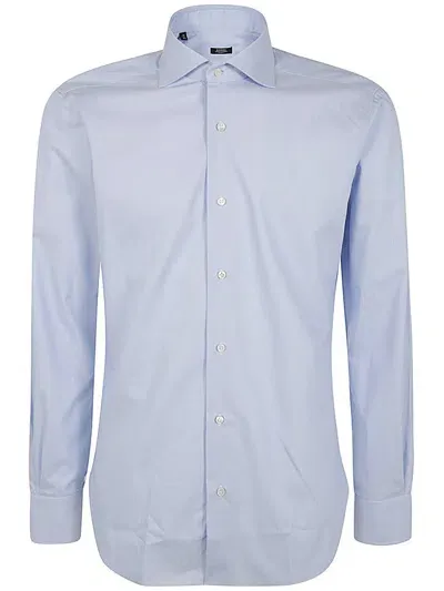 Barba Neck Shirt Clothing In Azul