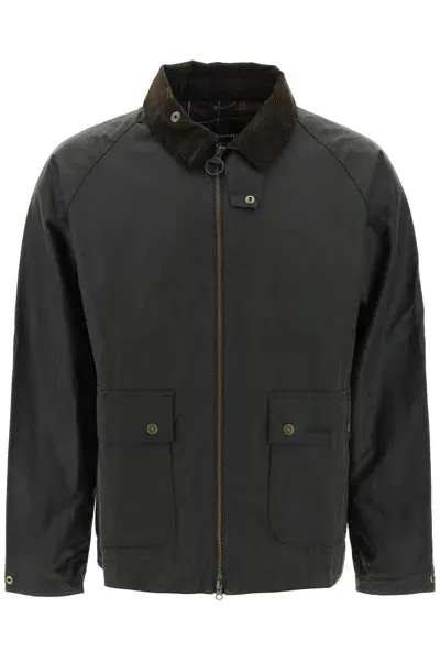 Barbour Bedale Wax Jacket In Black