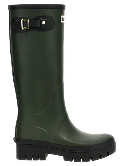 Barbour Snowdon Womens Tall Wellies In Olive/black