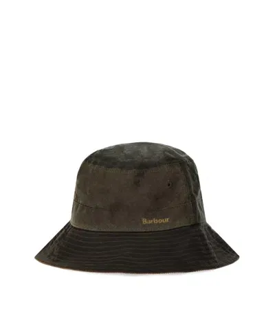 Barbour Brackley Wax Green Hat