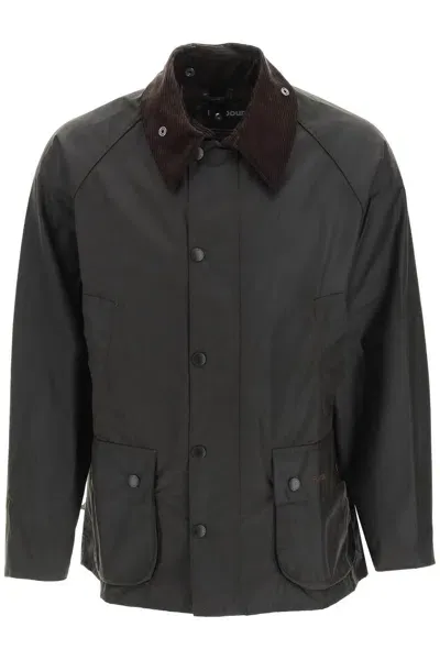 Barbour Classic Bedale Wax Jacket In Black