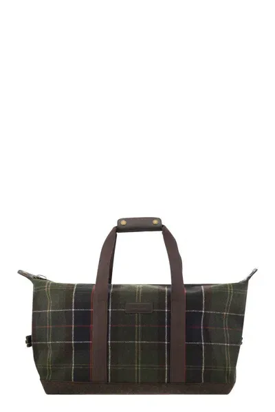 Barbour Cree - Tartan Duffle Bag In Brown