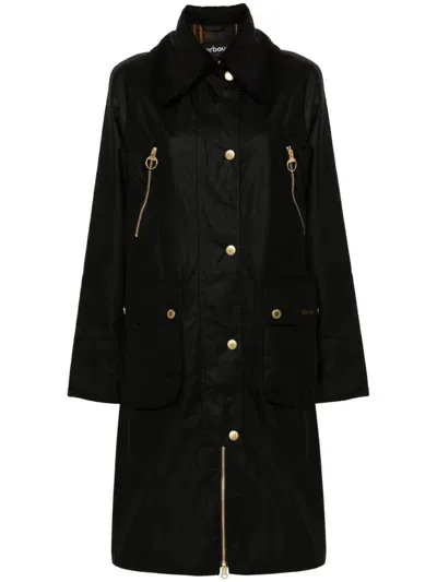 Barbour Ebberston Coat In Black/classic