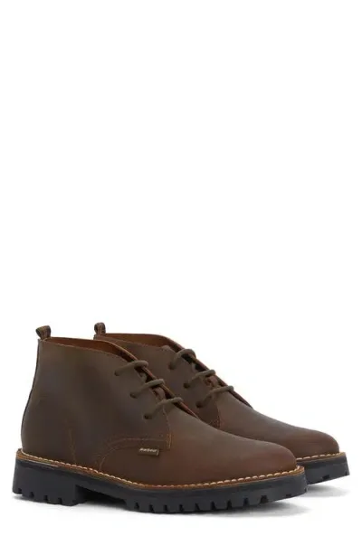 Barbour Hobart Chukka Boot In Brown