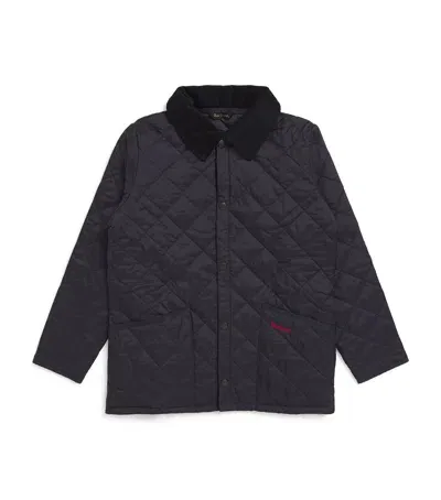 Barbour Kids' Quilted Liddesdale Jacket In Navy