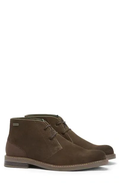 Barbour Readhead Chukka Boot In Khaki Taupe