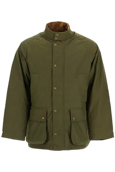 Barbour X Baracuta Padded Bedale Jacket In Green