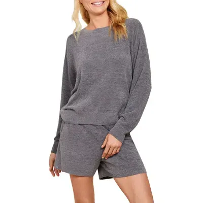 Barefoot Dreams Cozychic® Ultra Lite® Knit Pajamas In Coal