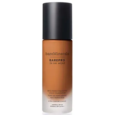 Bareminerals Barepro 24hr Matte Comfort Liquid Foundation Mineral Spf20 30ml (various Shades) - Med. Deep 46 Warm