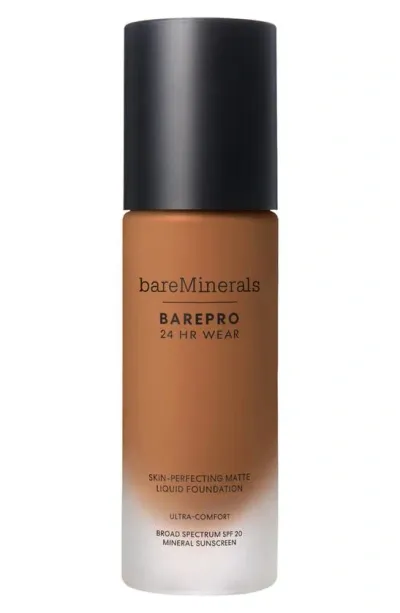 Bareminerals ® Barepro 24hr Wear Skin-perfecting Matte Liquid Foundation Mineral Spf 20 Pa++ In Deep 51 Neutral