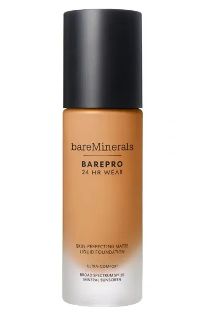 Bareminerals ® Barepro 24hr Wear Skin-perfecting Matte Liquid Foundation Mineral Spf 20 Pa++ In Medium Deep 40 Warm