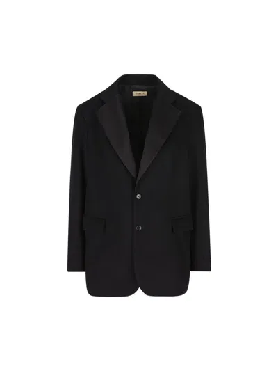 Barena Venezia Barena Single Breasted Tailored Blazer In Black