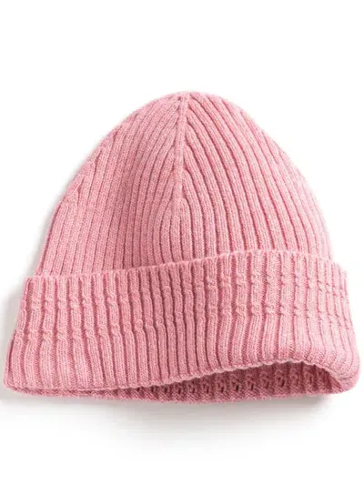 Barrie Melierte Beanie Aus Kaschmir In Rosa