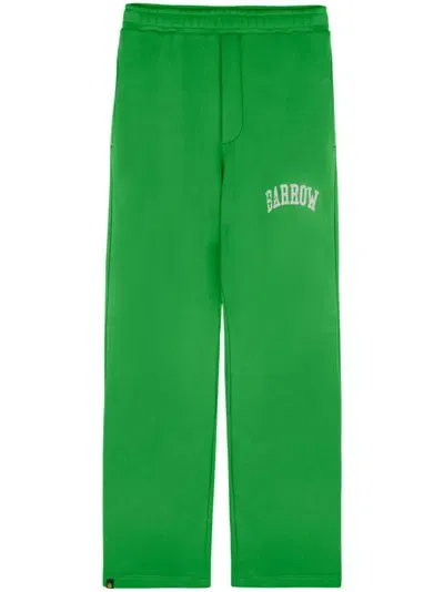 Barrow Logo-print Track Pants In Green