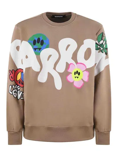 Barrow Sweatshirt In Beige