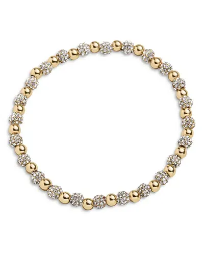 Baublebar Nia Pave Fireball Beaded Stretch Bracelet In Gold