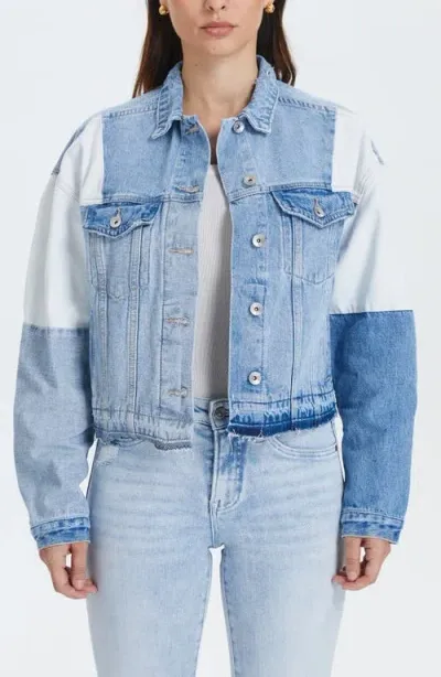 Bayeas Patchwork Denim Jacket In Polychrome