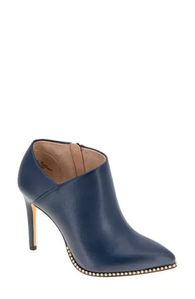 Bcbg Hadix Pointed Toe Bootie In Navy