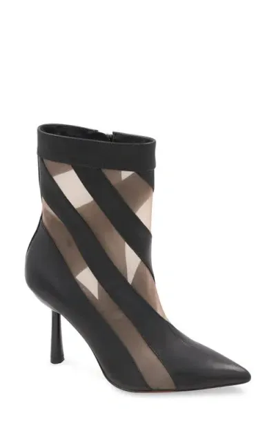 Bcbg Reldo Mesh Bootie In Black