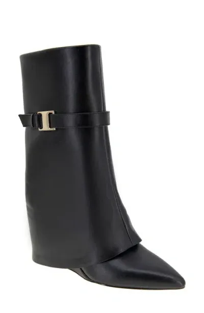 Bcbg Rinzy Wedge Boot In Black