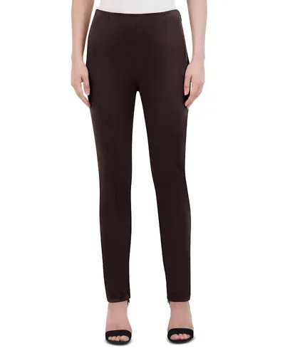 Bcbgmaxazria Faux Suede Skinny Pants In Ganache