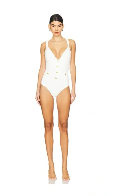 Beach Riot Eloise One Piece Swimsuit In I Do Ivory