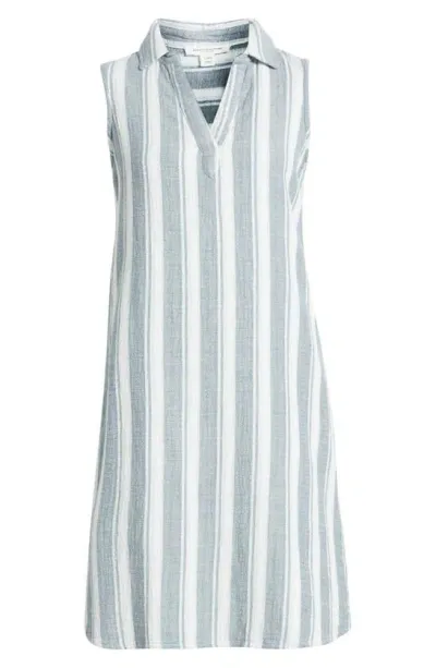 Beachlunchlounge Shelayne Stripe Shift Dress In Dark Indigo