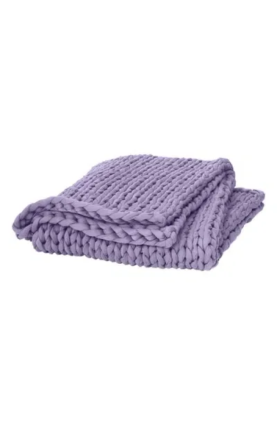 Bearaby Tree Napper Weighted Knit Blanket In Sweet Lavender