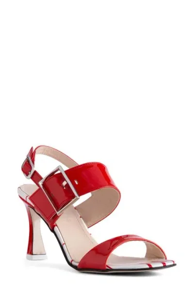 Beautiisoles Marilyn Slingback Sandal In Red