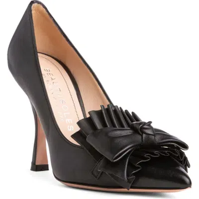 Beautiisoles Olga Pointed Toe Pump In Black