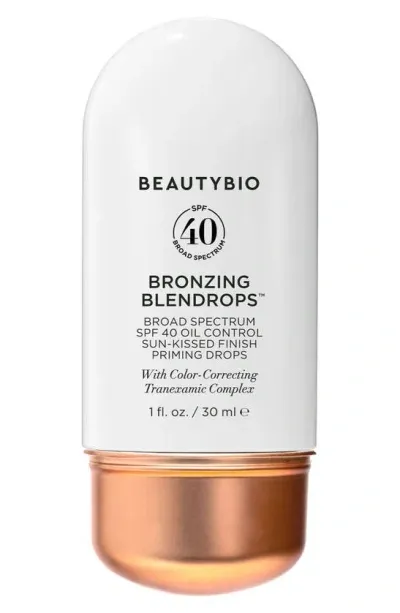 Beautybio Bronzing Blendrops™ Broad Spectrum Spf 40 Oil Control Sun-kissed Finish Priming Drops In White