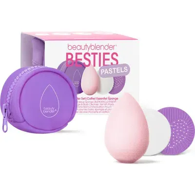 Beautyblender Besties Pastels Blend & Cleanse Starter Set $29 Value In Soft Pink Blender