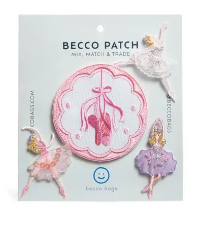 Becco Bags Kids' Ballet Blitz 4-piece Patch Set In White