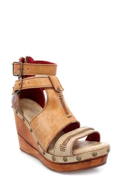 Bed Stu Princess Platform Wedge Clog In Brown