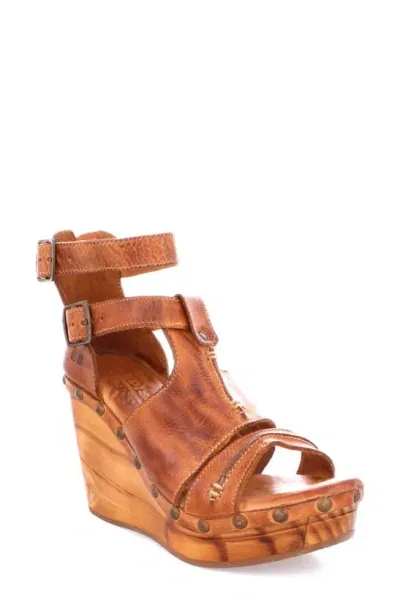 Bed Stu Princess Platform Wedge Clog In Pecan Dd